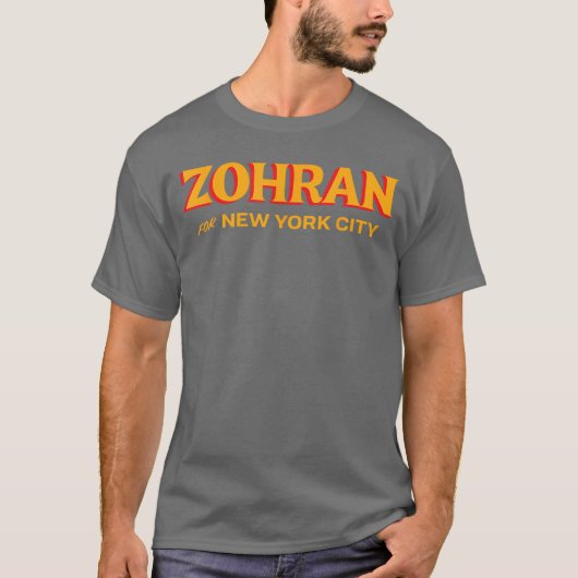 Zohran for New York City T-Shirt (Vorderseite)