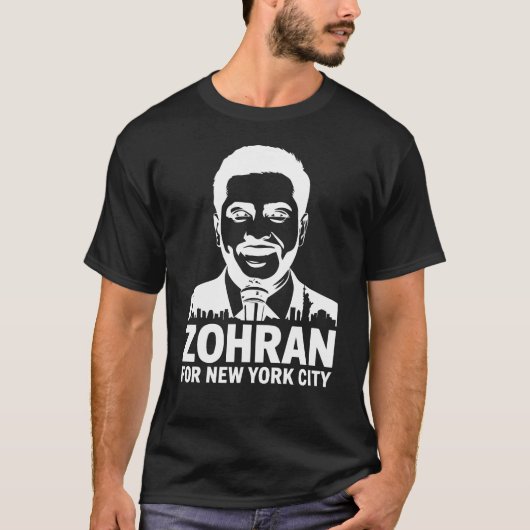 Zohran für New York City Zohran Mamdani, Vote Zohr T-Shirt (Vorderseite)