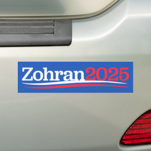 Zohran Mamdani Bürgermeister NYC 2025 Autoaufkleber