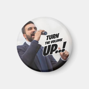 Zohran Mamdani - Erhöhen Sie die Lautstärke Magnet