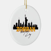 Zohran Mamdani for Mayor NYC Democratic Keramik Ornament (Rechts)
