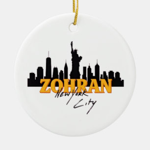 Zohran Mamdani für Bürgermeister NYC Demokratisch Keramik Ornament