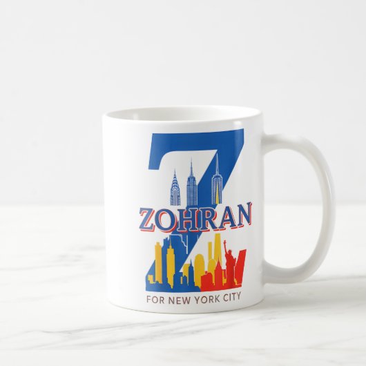 Zohran Mamdani Kaffeetasse (Rechts)