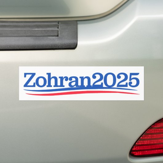 Zohran Mamdani Mayor NYC 2025 Autoaufkleber (Auf Auto)