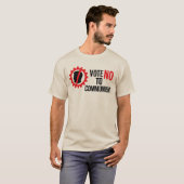 Zohran Mamdani Nein zum Kommunismus T-Shirt (Vorne ganz)
