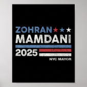 Zohran Mamdani Nyc Mayor New York City Election Us Poster (Vorne)