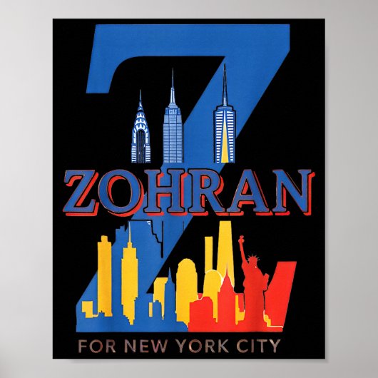 Zohran Mamdani Poster (Vorne)