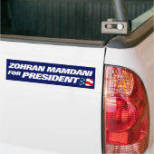 Zohran Mamdani Präsident 2028 Autoaufkleber (Auf Lkw)