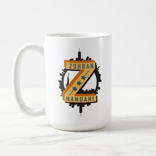 Zohran Mamdani – Progressiver Visionär Kaffeetasse (Links)