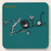 Zoid - Mega- Byte-Leben-Untersetzer (Set von 6) Untersetzer (Vorderseite)