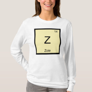 Zoie Name Chemie Element Periodensystem T-Shirt