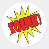 Zoink! CARTOON SFX Runder Aufkleber (Vorderseite)