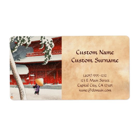 Zôjô-ji Tempel in Shiba Zwanzig Ausblicke auf Toki (Vorne)