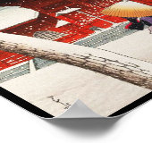 Zôjô-ji Tempel in Shiba Zwanzig Ausblicke auf Toki Poster (Ecke)