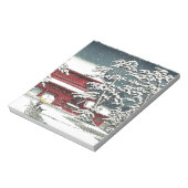 "Zojoji in Snow" von Kawase Hasui 川 瀬 巴 Notizblock (Rotiert)