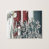 "Zojoji in Snow" von Kawase Hasui 川 瀬 巴 Puzzle (Horizontal)