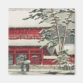 Zojoji Temple Hasui Kawase shin hängende Landschaf Magnet