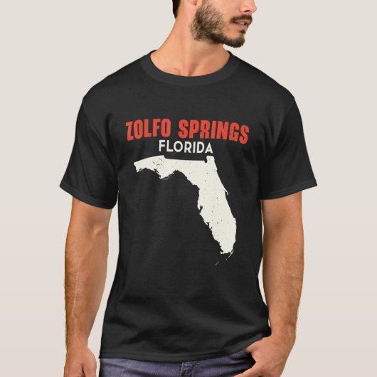 Zolfo Springs Florida USA Staat America Travel Flo T-Shirt (Vorderseite)