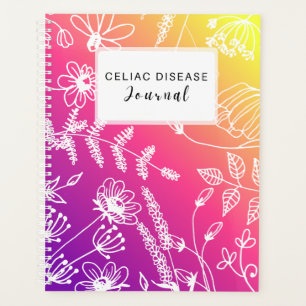 Zöliakie-Krankheit Monatliches Journal Lila Rosa G Planer