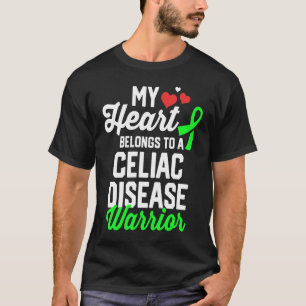 Zöliakie-Krieger-Überlebender-Support-Bewusstsein T-Shirt