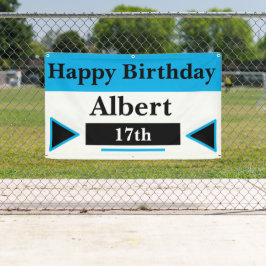 Zoll 17 Geburtstag Banner