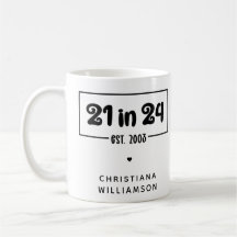 Zoll 21. Geburtstag 21 im 24. Est 2003 Geburtstag
