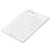 Zoll 4593 notizblock (angewinkelt)