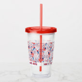 Zoll 4. Juli Acryltrinkbecher (Rechts)