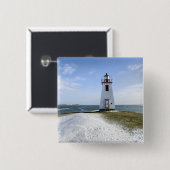 Zoll Arran Leuchtturm | New-Brunswick Button (Vorne & Hinten)