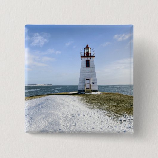 Zoll Arran Leuchtturm | New-Brunswick Button (Vorderseite)