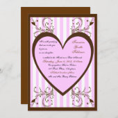 Zoll Bat Mitzvah Einladungen (Vorne/Hinten)