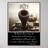 Zoll: Eisen und Staub Poster (Vorne)