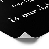 Zoll: Eisen und Staub Poster (Ecke)