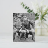 Zoll & Gefangener, 1862 Postkarte (Stehend Vorderseite)