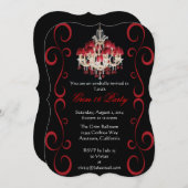 Zoll-Gothic-Grim Sechzehn Party Einladungen II (Vorne/Hinten)