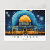 Zoll, Jerusalem, Kuppel Rock, Israel Postkarte (Vorderseite)