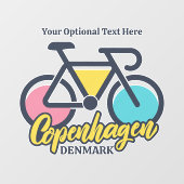 Zoll-Kopenhagen Dänemark Fensteraufkleber (Blatt)