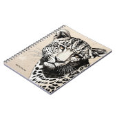 ZOLL: Leopard | Notebook-Journal Notizblock (Linke Seite)