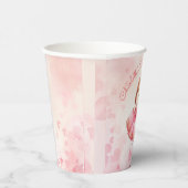 Zoll rosa Prinzessin Pappbecher (Rechts)