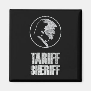 Zoll-Sheriff Lustiger Präsident Trump Politische S Magnet