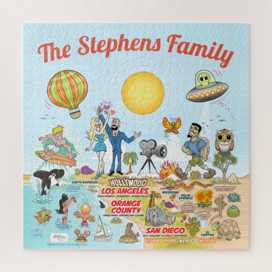 Zoll Südkalifornien Puzzle (Vertikal)