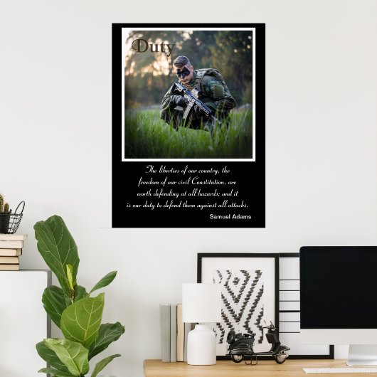 Zoll: Vorbereitung auf das Unbekannte Poster (Heimbüro)