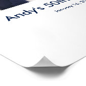 Zollabfertigung für das 50. Foto im Party Poster (Ecke)