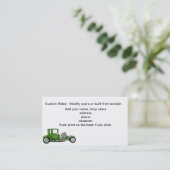 Zollabfertigung Visitenkarte (Stehend Vorderseite)