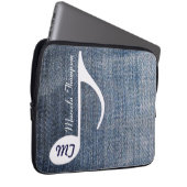 Zollabfertigung von Jeans Laptopschutzhülle (Vorne Rechts)