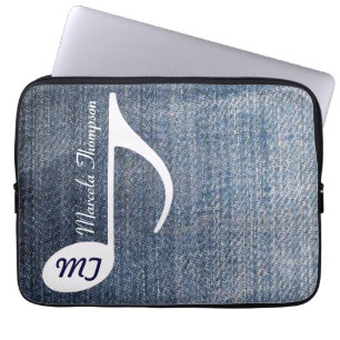 Zollabfertigung von Jeans Laptopschutzhülle