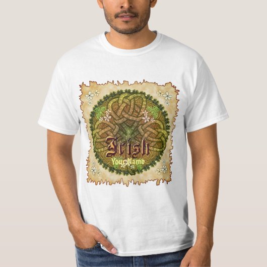 Zollabfertigungsdienste für keltisches irisches Kl T-Shirt (Vorderseite)