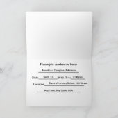 Zollamtliche Veterinärpräparation für Weißkohle Ei Einladung (Innenseite)