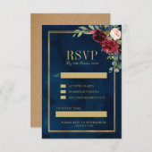 Zollanforderung RSVP Karte (Vorne/Hinten)