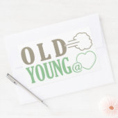 Zollaufkleber der alten Furz Rechteckiger Aufkleber (Umschlag)